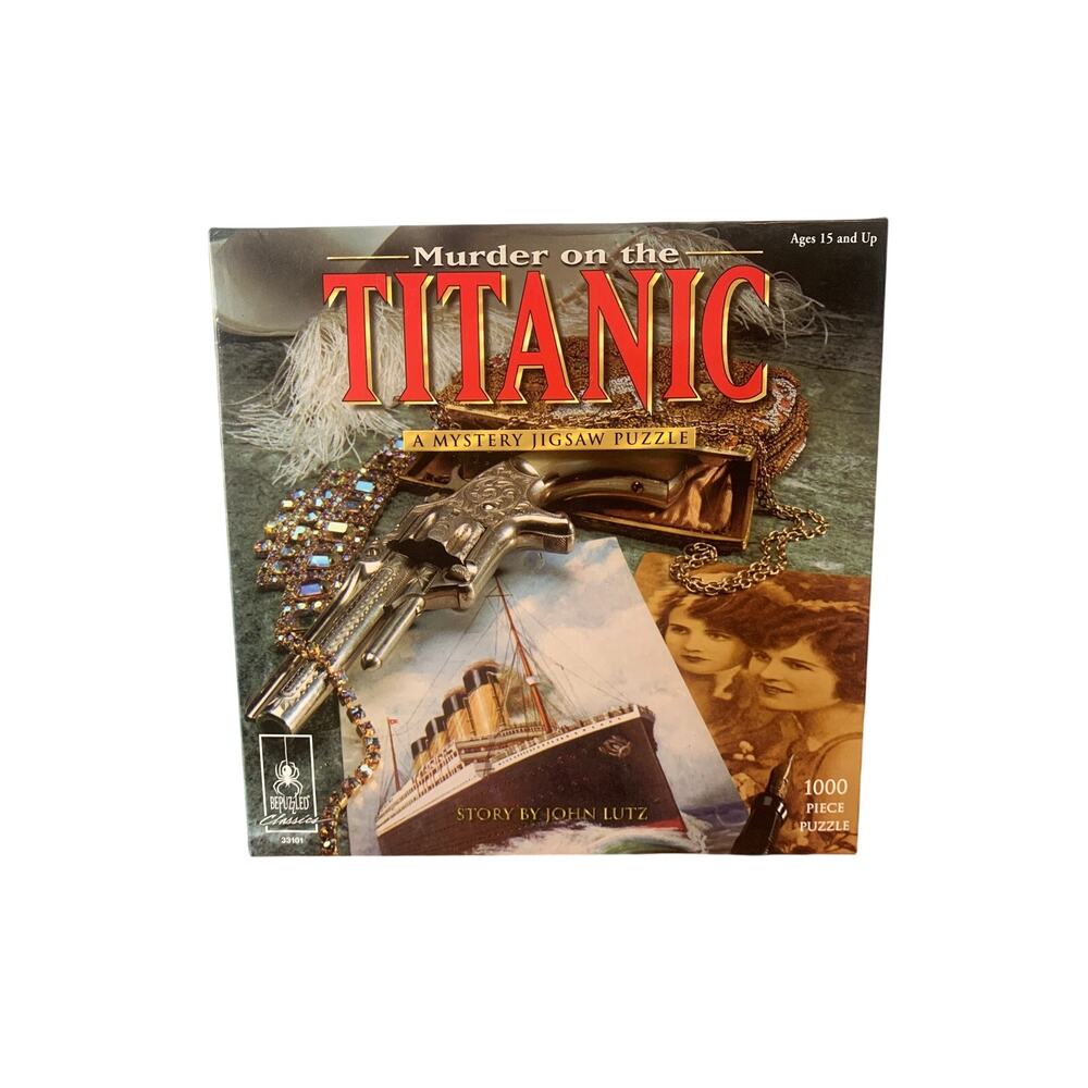 Murder on the Titanic Mystery Jigsaw Puzzle 1000 Piece Bepuzzled Classics